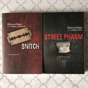 ALLISON van DIEPEN SET BOOKS STREET PHARM and SNITCH